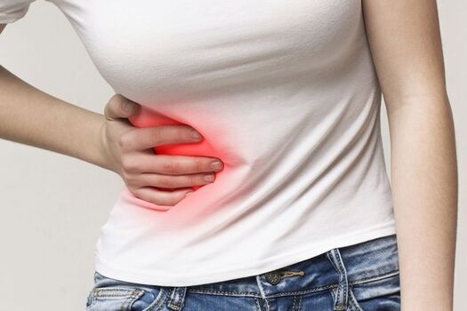 Dor abdominal persistente